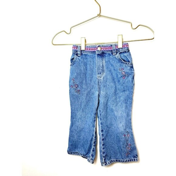 Vintage OSH’KOSH B’GOSH Patch Flare Denim - Picture 1 of 7